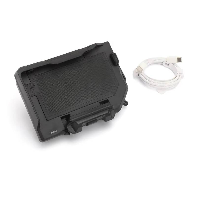 Motorrad Navigationshalterung Für R1300GS F750GS F850GS R1250GS R1200GS LC Für Abenteuer Handy-Navigation Halterung Motorrad(Wireless- White Line) von WINVOX