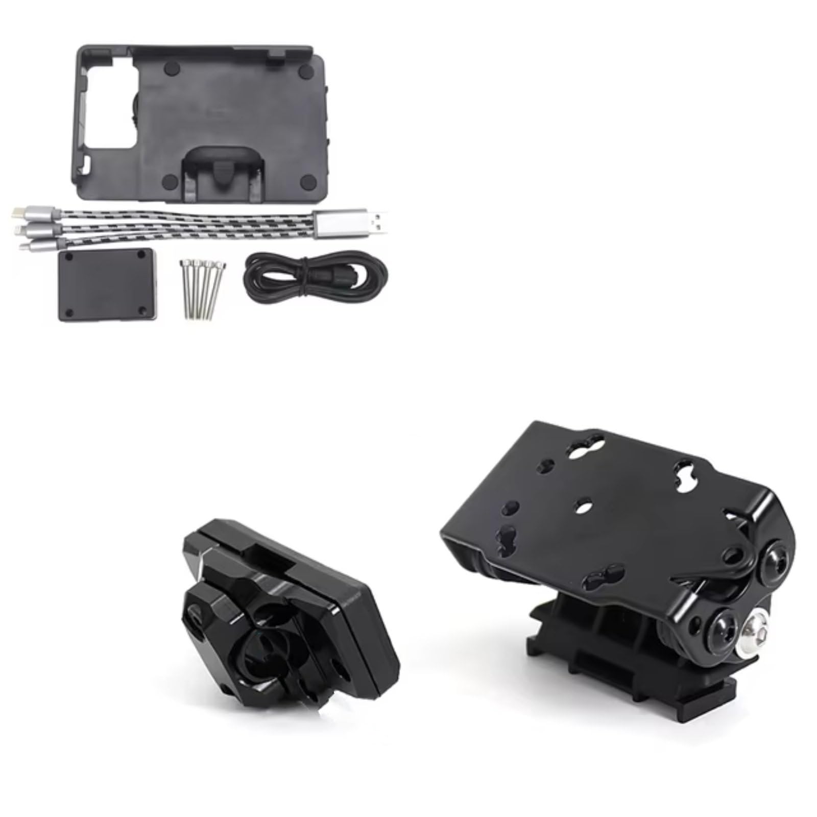 Motorrad Navigationshalterung Für Suzuki Für V-Strom 800DE 2023 Handy Halter Halterung Motorrad 13/16mm GPS Navigation Halterung Unterstützung(Set) von WINVOX