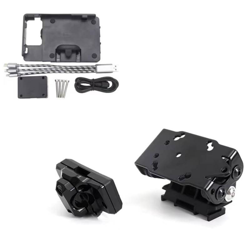 Motorrad Navigationshalterung Für Suzuki Für V-Strom 800DE 2023 Handy Halter Halterung Motorrad 13/16mm GPS Navigation Halterung Unterstützung(Set) von WINVOX