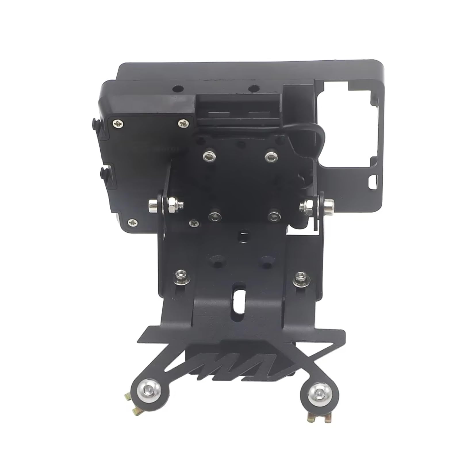 Motorrad Navigationshalterung Für TMAX 530 Für T-MAX 560 2017-2020 Motorrad Windschutzscheibe GPS Telefon Navigation Halterung USB Lade Montage Halter(Full Set) von WINVOX