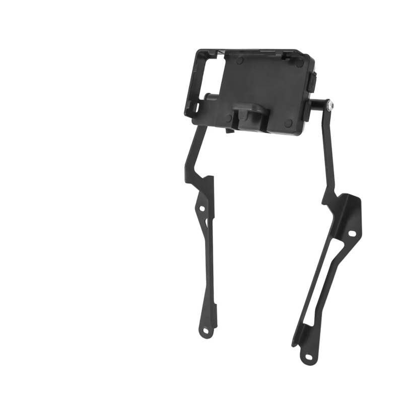 Motorrad Navigationshalterung Für Tiger 1200 GT Für Explorer 2022 Motorrad GPS Telefon Windschutzscheibe Navigation GPS Platte Halterung Anzupassen Halter(USB Charging kit) von WINVOX