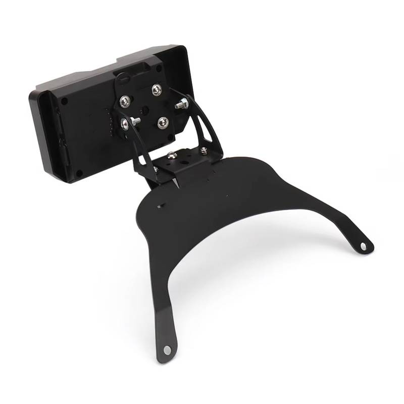 Motorrad Navigationshalterung Für Tricity Ständer Halter Telefon Handy GPS Navigation Platte Halterung Schwarz Motorrad Zubehör(Wireless - kit) von WINVOX