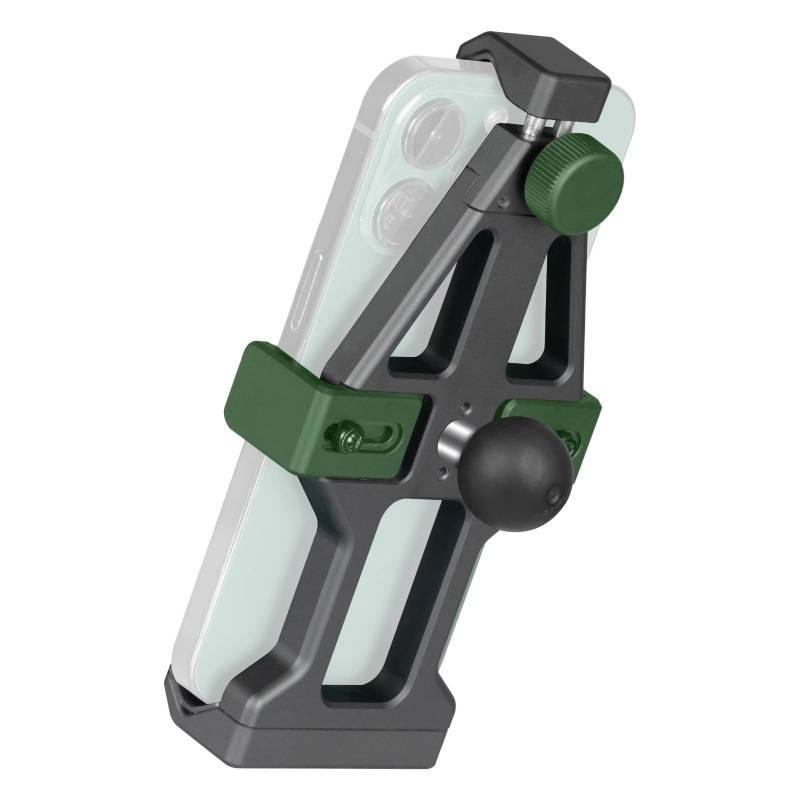 Motorrad Navigationshalterung Motorrad-Telefonhalter 360 ° Drehbar Verstellbar Aluminiumlegierung Lenker-Zellenclip Für ATV/UTV Fahrrad Motorrad(CPC-05) von WINVOX