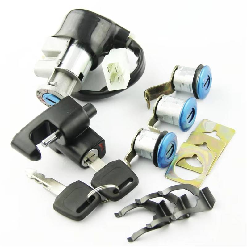 Motorrad Zündschlüsselschalter Für CN250 Für Helix 1986-2007 35010-KS4-711 Motorrad Sitz Lock Key Set Fuel Gas Cap Kit Zündung Schalter Zündschloss von WINVOX