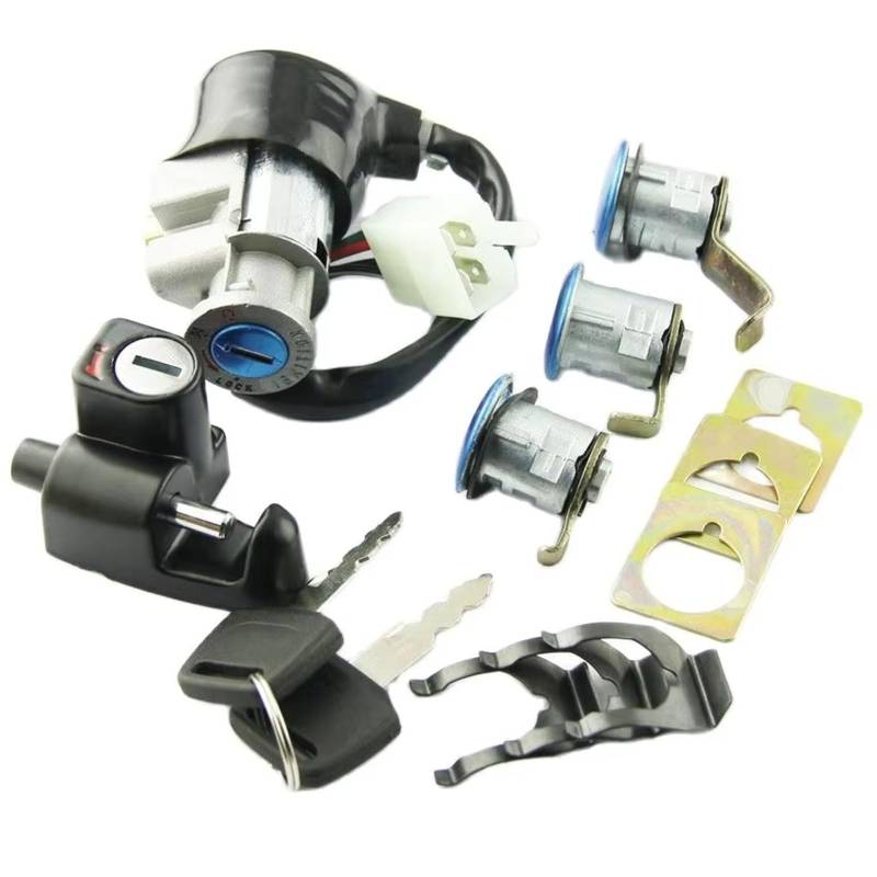 Motorrad Zündschlüsselschalter Für CN250 Für Helix 1986-2007 OEM:35010-KS4-711 Motorrad-Zündschalter Tankdeckel Sitzschloss Schlüsselsatz Zubehör Zündschloss von WINVOX