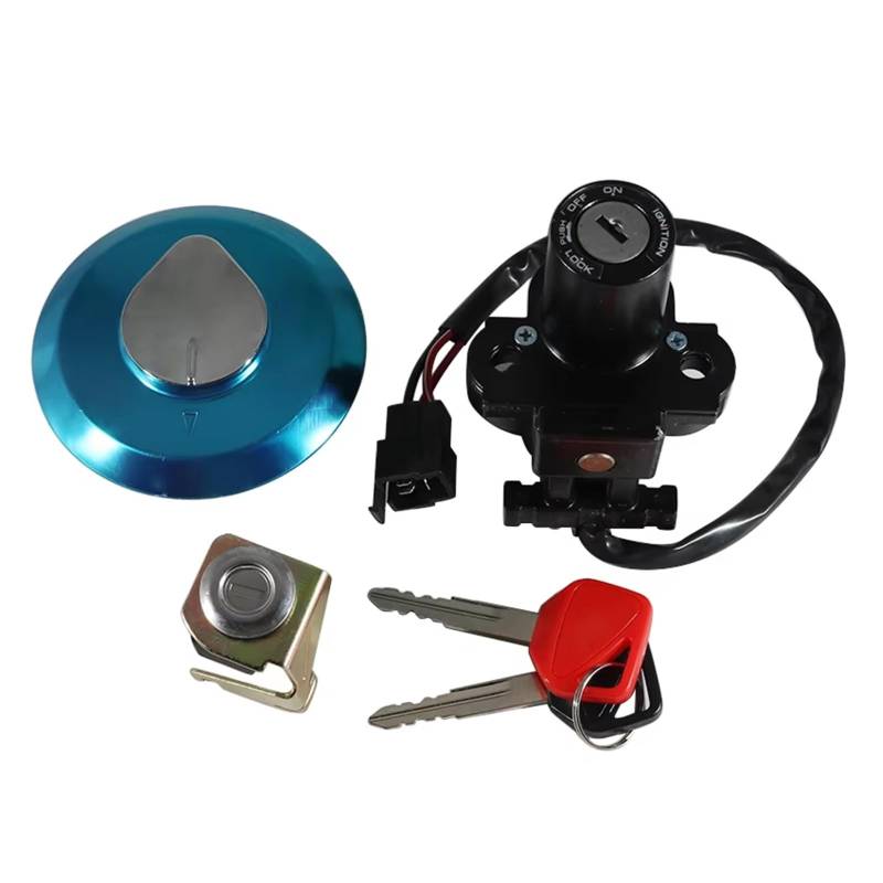 Motorrad Zündschlüsselschalter Für XL125V Für Varadero 2001-2006 35010-KPC-640 35100-KPC-640 17620-KPC-641 Motorrad Zündschlüssel Lock Schalter Set Key Kit Zündschloss von WINVOX