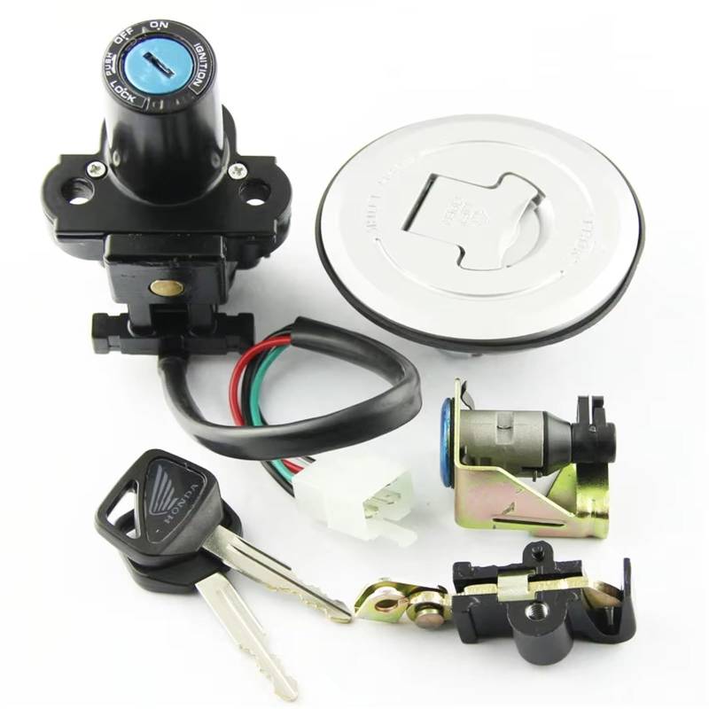 Motorrad Zündschlüsselschalter Für XLV650 XL650 Für Transalp 2000-2006 35010-MCB-610 Motorrad Kraftstoff Gas Schlüssel Lock Kit Zündschloss Lock Set Zündschloss von WINVOX