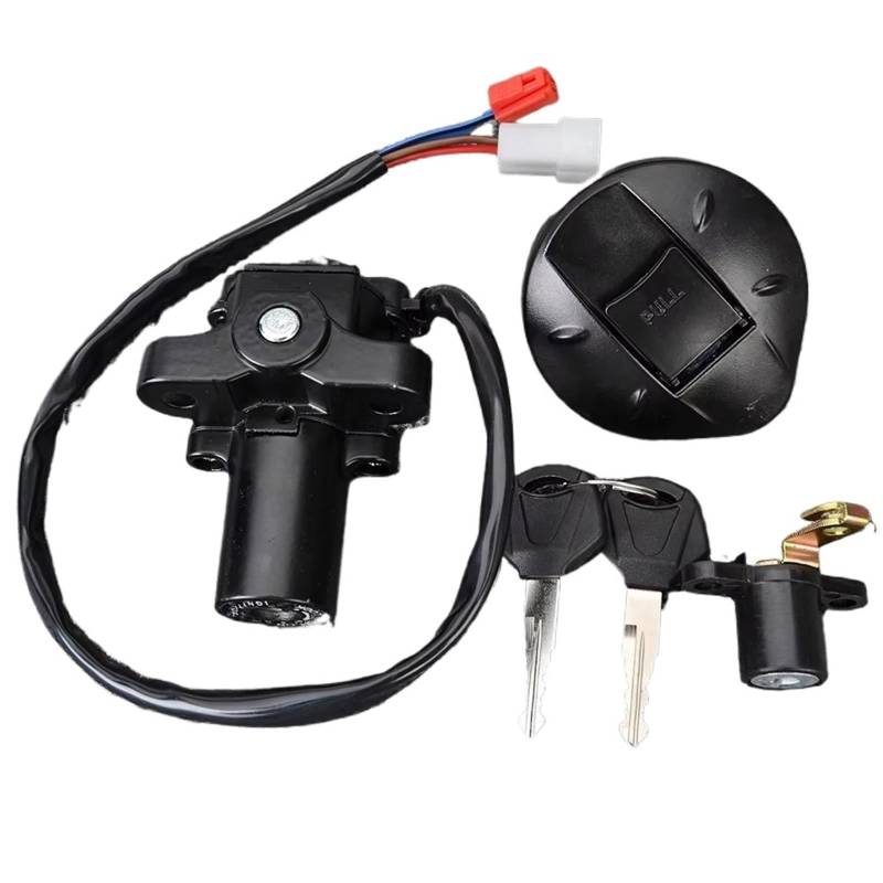 Motorrad Zündschlüsselschalter Für XT660 Für XT660R Für XT660X 2004-2011/2014 Zündschalter Tankdeckel Sitzschlosssatz Zündschloss von WINVOX