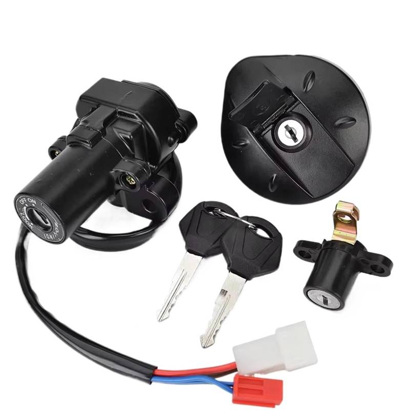 Motorrad Zündschlüsselschalter Für XT660 Für XT660R Für XT660X 2004-2011 2014 2005 2006 2007 2008 2009 2010 XT 660 Zündschloss Tankdeckel Sitzschloss Schlüssel Zündschloss von WINVOX