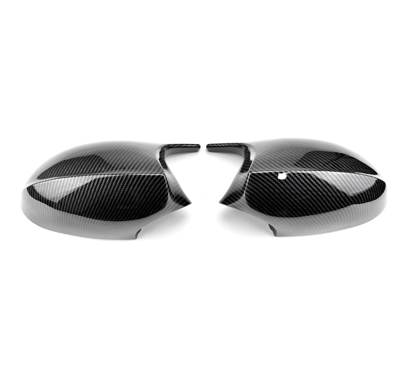 Spiegelkappen Für 1 3er E87 E81 E82 E90 E91 E92 E93 Rückansicht Seitenkofferverkleidung Auto Rückspiegelabdeckung 1 Paar Außenspiegelkappen(Carbon Fiber c) von WINVOX