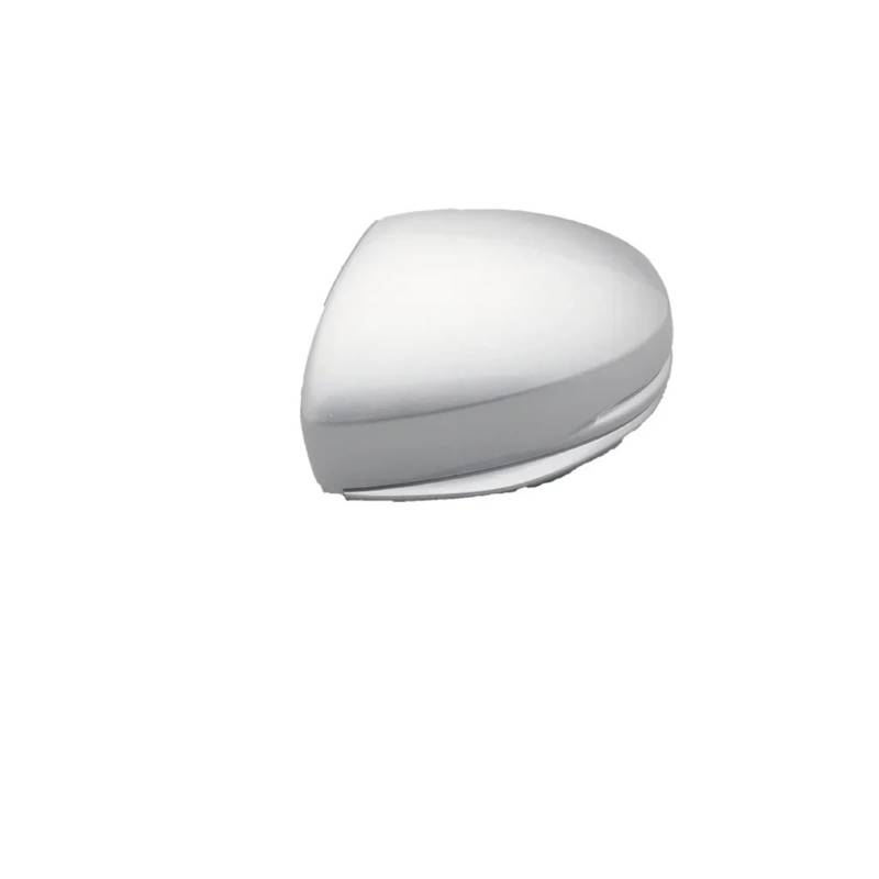 Spiegelkappen Für Fit Für Jazz Für Shuttle GK5 2014 2015 2016 2017 2018 2019 2020 Rückspiegelabdeckung Kappe Gehäuseschale Lackiert Außenspiegelkappen(Silver LH) von WINVOX