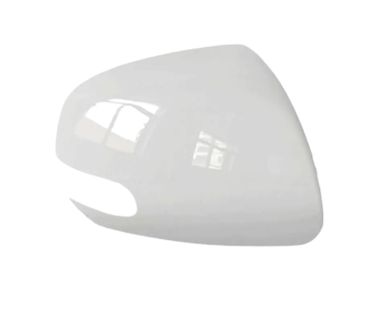Spiegelkappen Für Kia Für Forte 2009 2010 2011-2017 Rückspiegelabdeckung Rückspiegelgehäuse Farbe Lackiert Mit Lampentyp Außenspiegelkappen(1piece white right) von WINVOX
