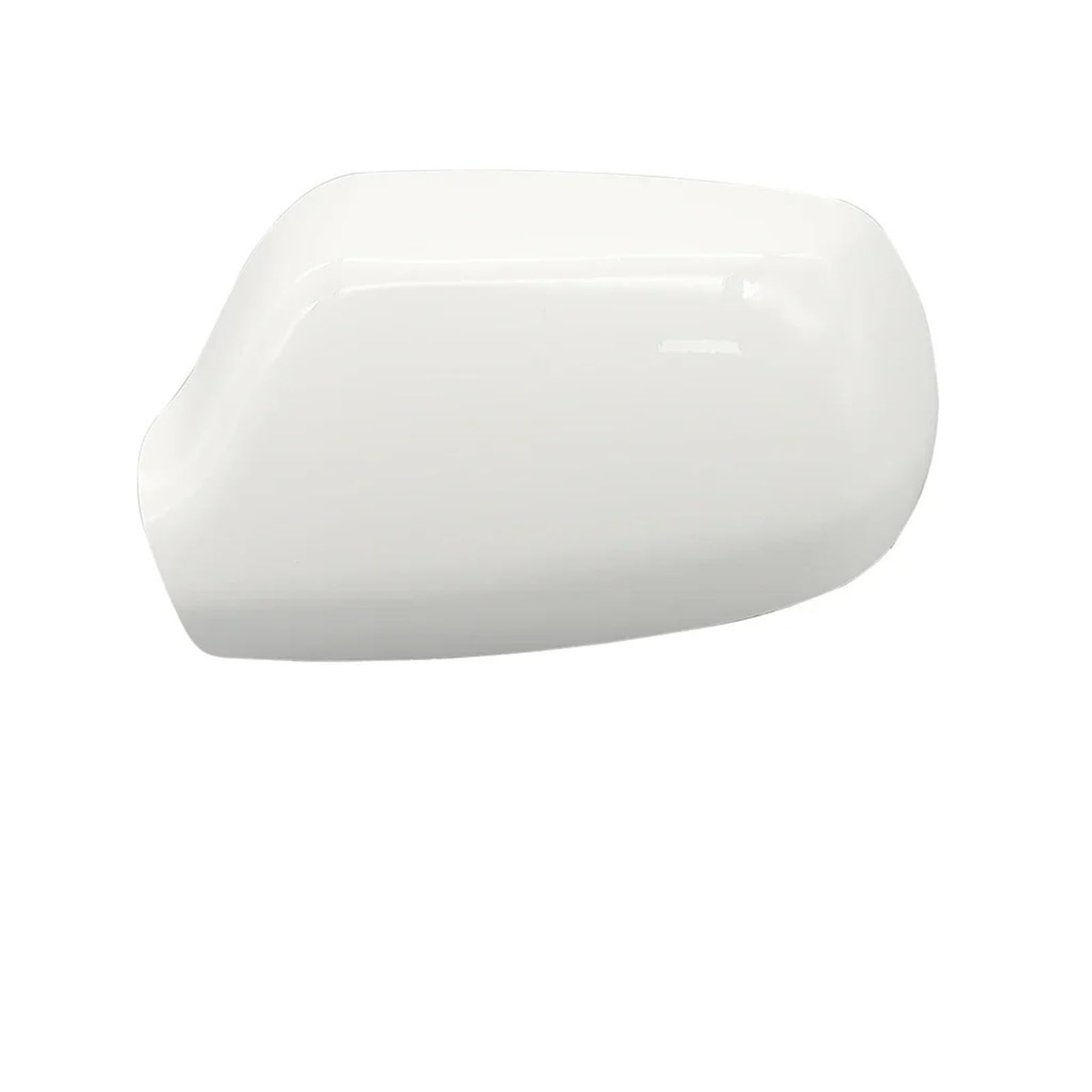 Spiegelkappen Für Mazda 3 Für Axela BK 2003-2009 Lackiertes Auto Rückspiegelabdeckung Shell Gehäuse Flügel Seitenspiegelkappe Außenspiegelkappen(White LH) von WINVOX