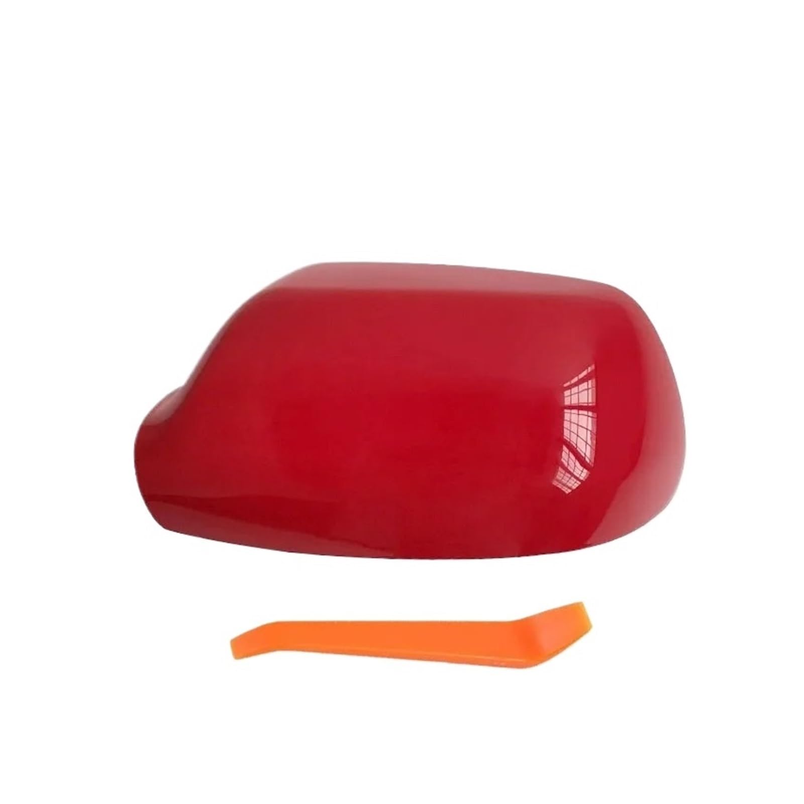 Spiegelkappen Für Mazda 6 Für Atenza 2003-2008 Auto Rückspiegel Abdeckung Deckel Fall Shell Zubehör Außenspiegelkappen(Red L) von WINVOX