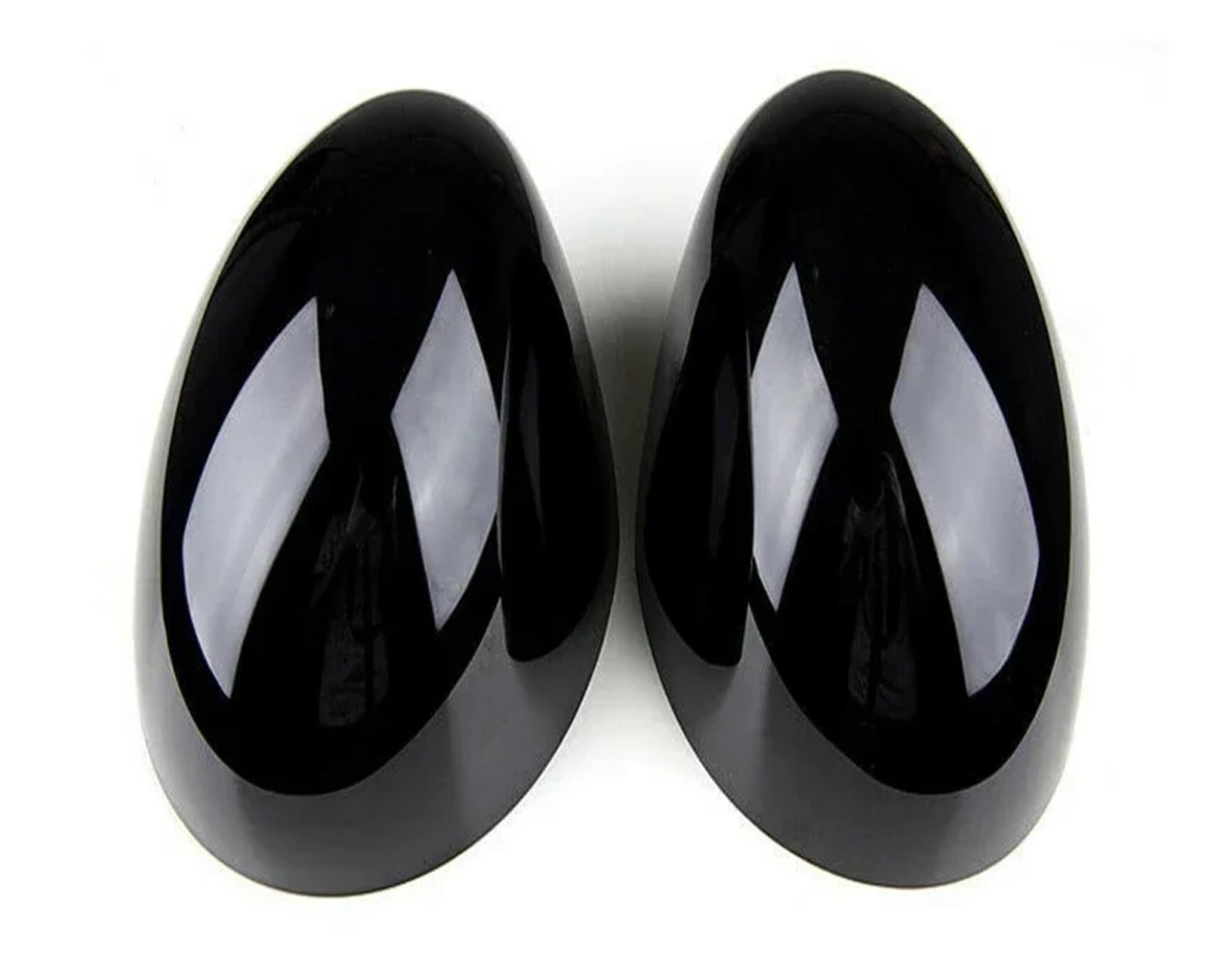 Spiegelkappen Für Mini F54 F55 F56 F57 F60 2014 2015 2016 2017 2018 Auto Links Rechts Hinten Spiegel Abdeckung Shell Cap Gehäuse Außenspiegelkappen(Black a pair) von WINVOX