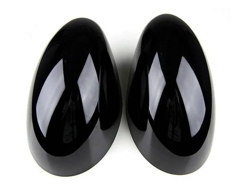 Spiegelkappen Für Mini F54 F55 F56 F57 F60 2014 2015 2016 2017 2018 Auto Links Rechts Hinten Spiegel Abdeckung Shell Cap Gehäuse Außenspiegelkappen(Black a pair) von WINVOX