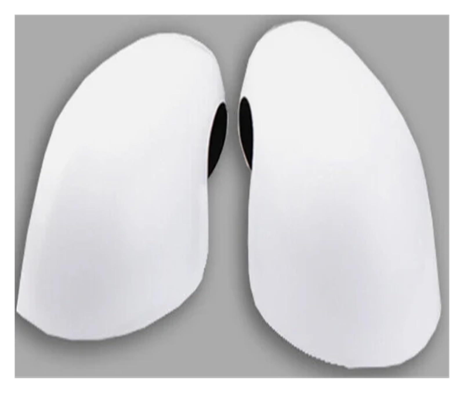 Spiegelkappen Für Mini F54 F55 F56 F57 F60 2014 2015 2016 2017 2018 Auto Links Rechts Hinten Spiegel Abdeckung Shell Cap Gehäuse Außenspiegelkappen(White a pair) von WINVOX