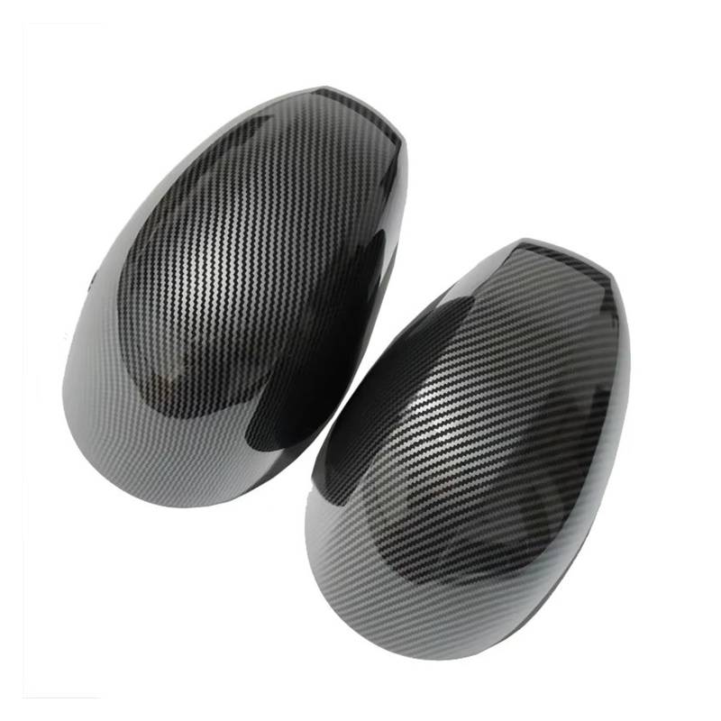Spiegelkappen Für Mini Für Cooper F54 F55 F56 F57 F60 2020-2024 2 Stück Carbon Fiber Spiegel Abdeckungen Kappen Rückansicht Shell Außenspiegelkappen von WINVOX