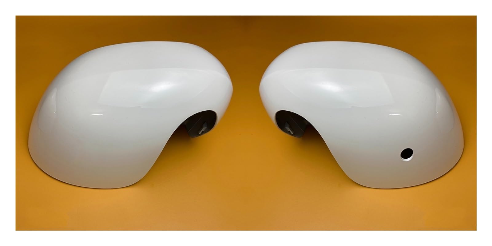 Spiegelkappen Für Mini Für Cooper F54 F55 F56 F57 F60 2020-2024 Auto Links Rechts Hinten Spiegel Abdeckung Shell Cap Gehäuse Außenspiegelkappen(White a pair) von WINVOX
