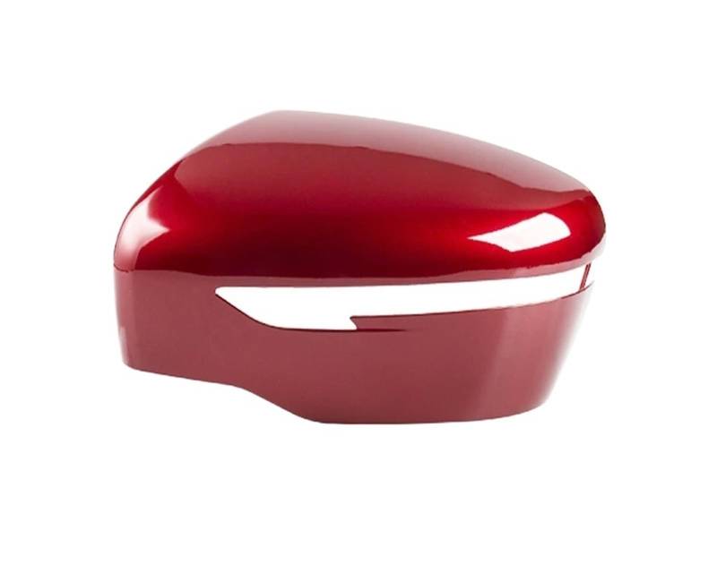 Spiegelkappen Für Nissan Für X-Trail Für Qashqai 2014-2022 Auto Seitenspiegel Abdeckung Rückspiegelkappe Farbe Lackiert Außenspiegelkappen(1piece red left) von WINVOX