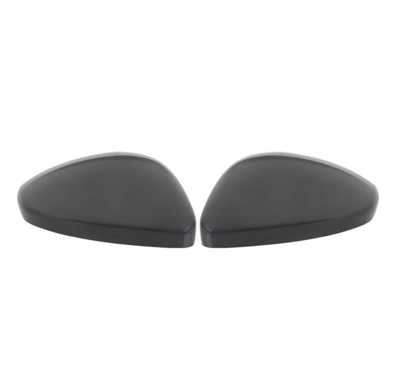 Spiegelkappen Für Peugeot 308 MK2 2013-2022 Grundiert/Glänzend Schwarz Links Rechts Tür Flügel Spiegel Abdeckung Kappe Außenspiegelkappen(2pieces Primed Black) von WINVOX