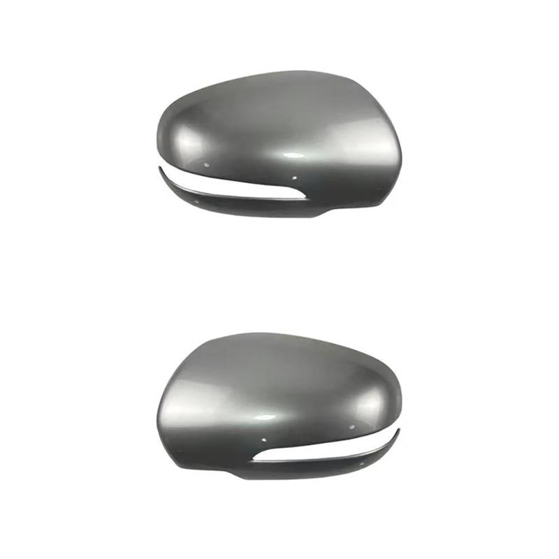 Spiegelkappen Für Suzuki Für Vitara SX4 Für S-Cross 2015-2019 Auto Links Rechts Seite Flügel Hinten Spiegel Abdeckung Fall Kappe Shell Außenspiegelkappen(Silver a pair) von WINVOX