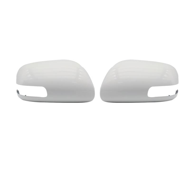 Spiegelkappen Für Toyota Für Corolla Für Altis Für Allion E150 2007-2013 Autoflügel Rückspiegelschalenabdeckung Gehäuse Spiegelkappe Außenspiegelkappen(White Left Right) von WINVOX