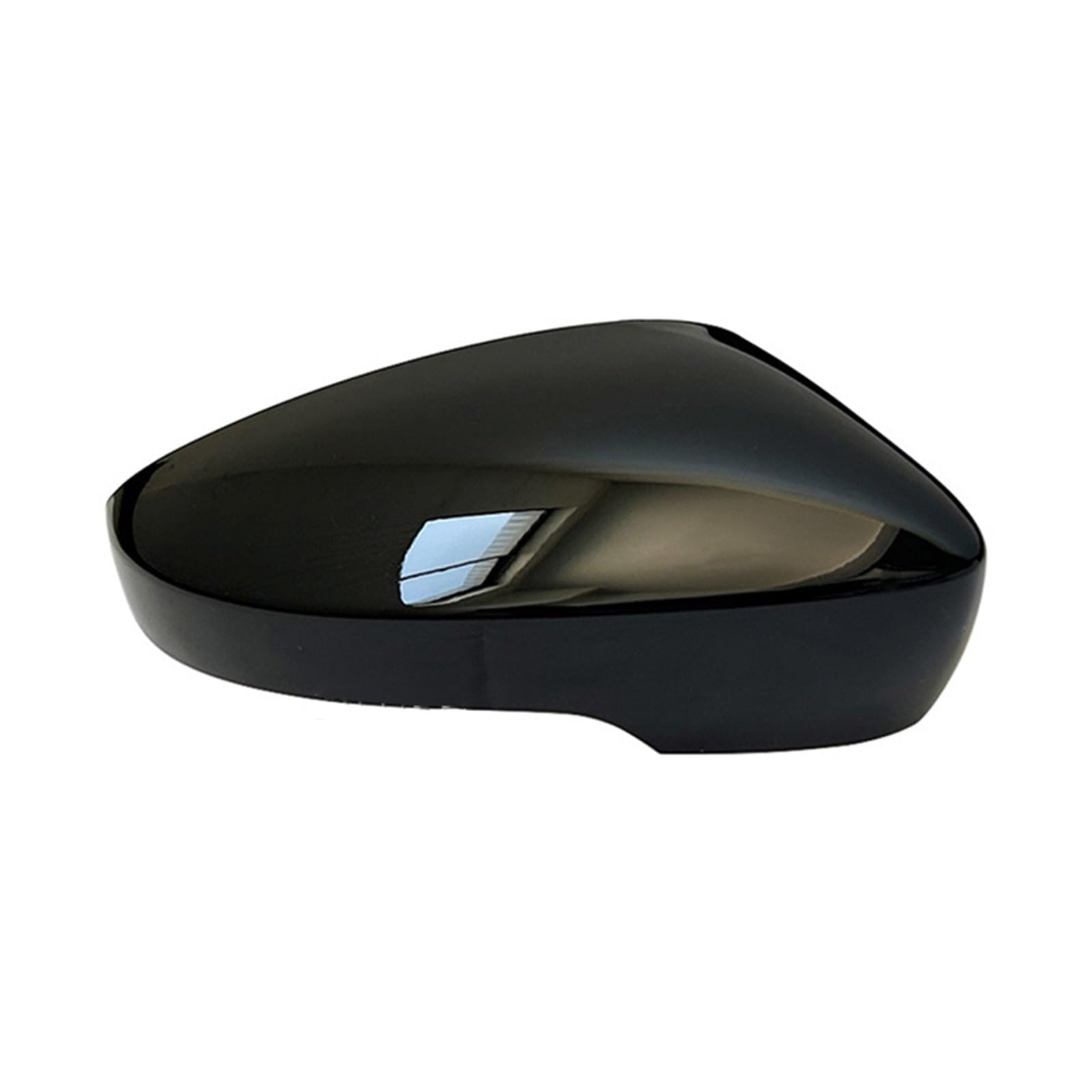 Spiegelkappen Für VW Für Jetta MK6 Für Passat B7 Für Käfer 5C6857537A 5C6857538A Auto Rückspiegel Abdeckung Shell Cap USA Für Modell Außenspiegelkappen(Black cover Right) von WINVOX