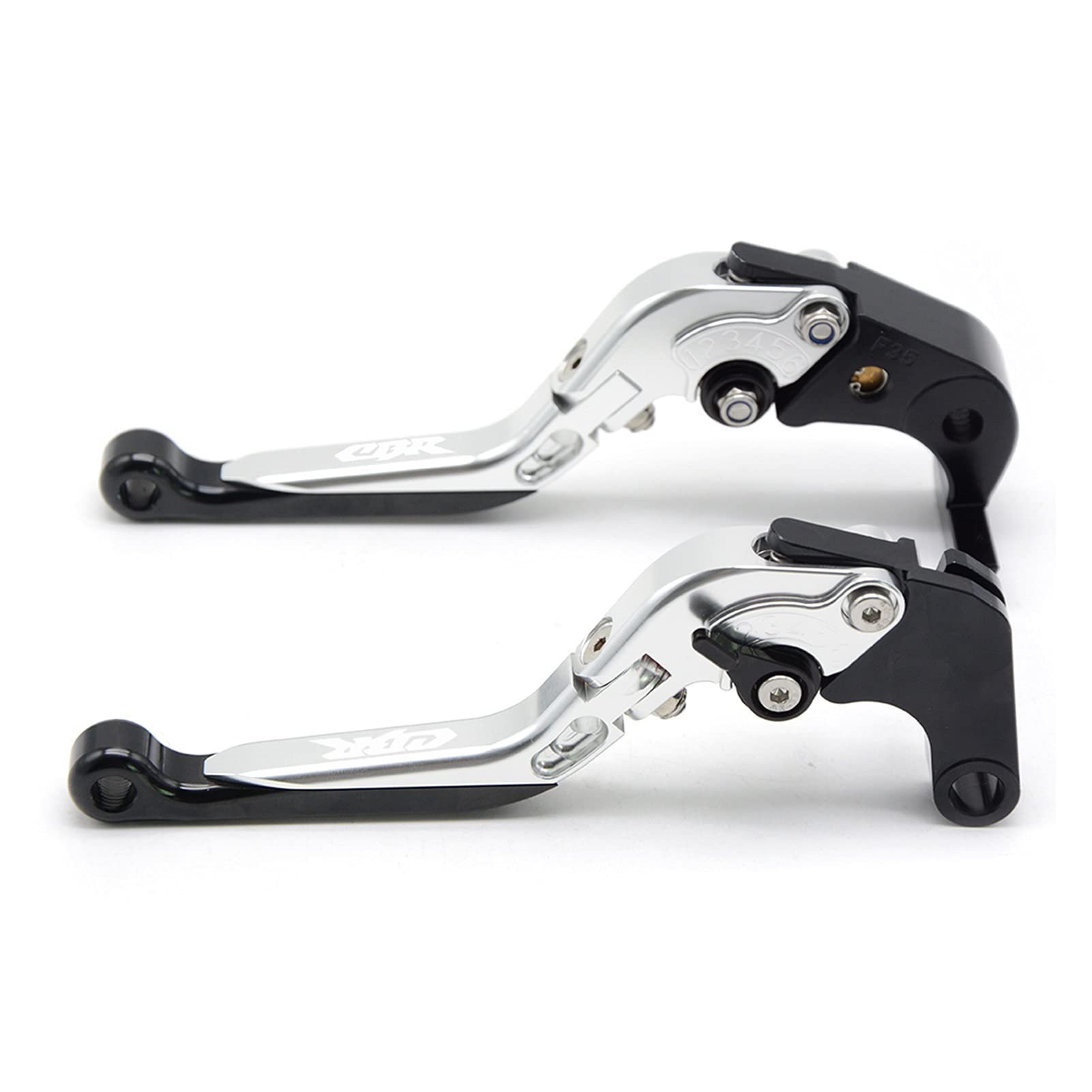 WINVOX Bremshebel und Kupplung Replacement for Hon Da CBR600F 2011 2012 2013Motorrad Einstellbare Klappbremskupplungshebel Lenker(N14) von WINVOX