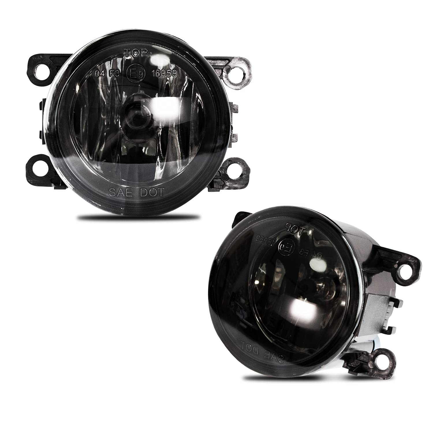 WISCOL Nebelscheinwerfer passt für CITROËN C1 C4 DACIA FIAT FORD Fiesta Focus JAGUAR OPEL PEUGEOT 107 207 PORSCHE RENAULT Keleos Megane SUZUKI Swift Ein Paar Nebelscheinwerfer Rauch Linse H11 WISCOL Nebelscheinwerfer passt für CITROËN C1 C4 DACIA FIAT FORD Fiesta Focus JAGUAR OPEL PEUGEOT 107 207 PORSCHE RENAULT Keleos Megane SUZUKI Swift Ein Paar Nebelscheinwerfer Rauch Linse H11 von WISGOL