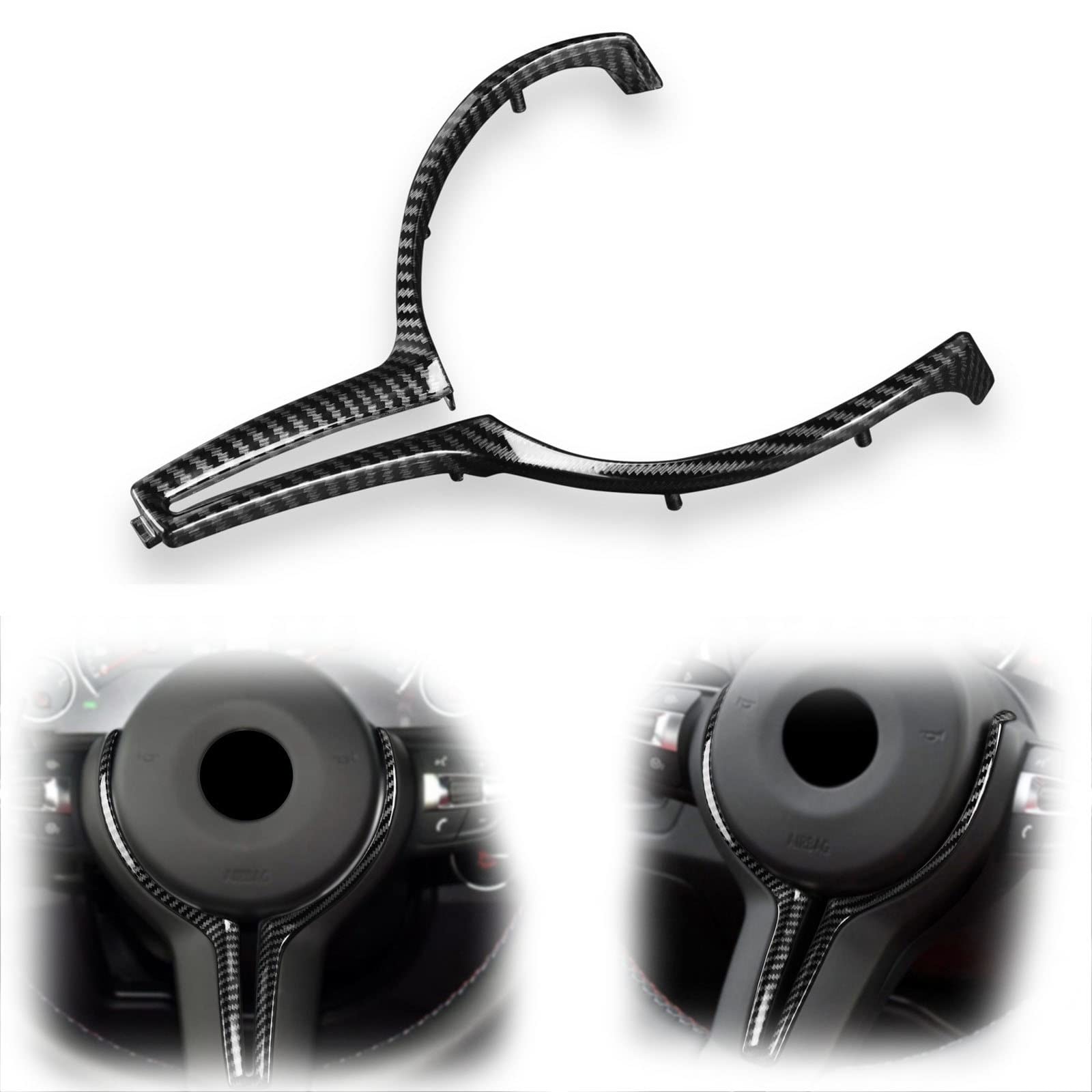 Carbon-Faser-Optik-Auto-Lenkrad-Abdeckungs-Verkleidungs-Ersatz Für B&M&W F80 M3/F82 F83 M4 Autozubehör-Streifen-Aufkleber Zubehör Carbon-Faser-Optik-Auto-Lenkrad-Abdeckungs-Verkleidungs-Ersatz Für B&M&W F80 M3/F82 F83 M4 Autozubehör-Streifen-Aufkleber Zubehör von WITTSY
