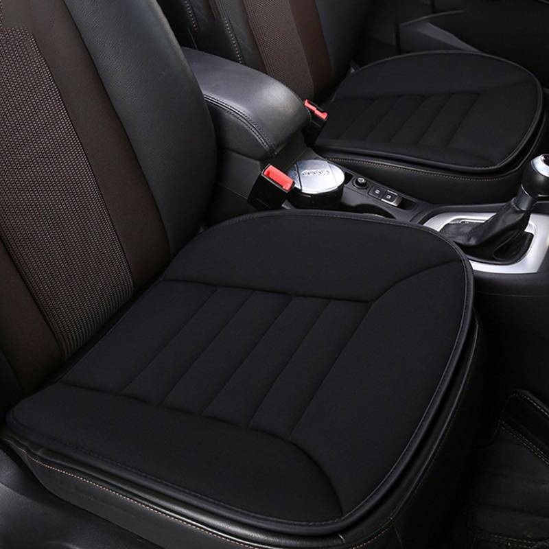 WJJQSB Auto Sitzkissen für Skoda Yeti Spoiler, Bequemes Memory-Foam-Auto-Sitzkissen Zum Autofahren Wasserdicht rutschfest Schutzzubehör,Black von WJJQSB