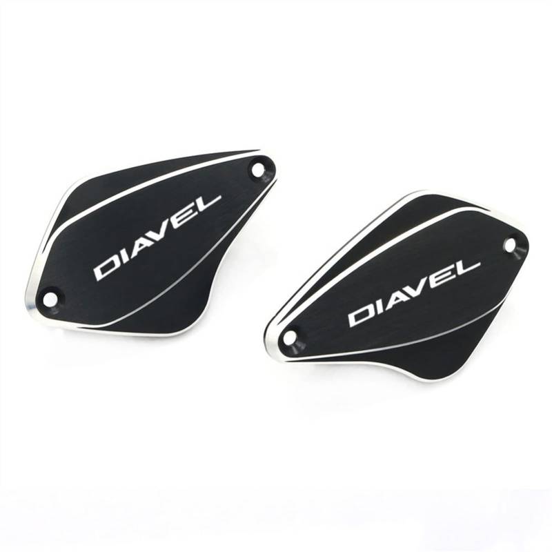 Deckel Für Bremsflüssigkeitsbehälter, Für Ducati DIAVEL 11-15 XDiavel S Diavel 1260 1200 Carbon Strada AMG Öldeckel Motorrad (Color : Black) von WJSM