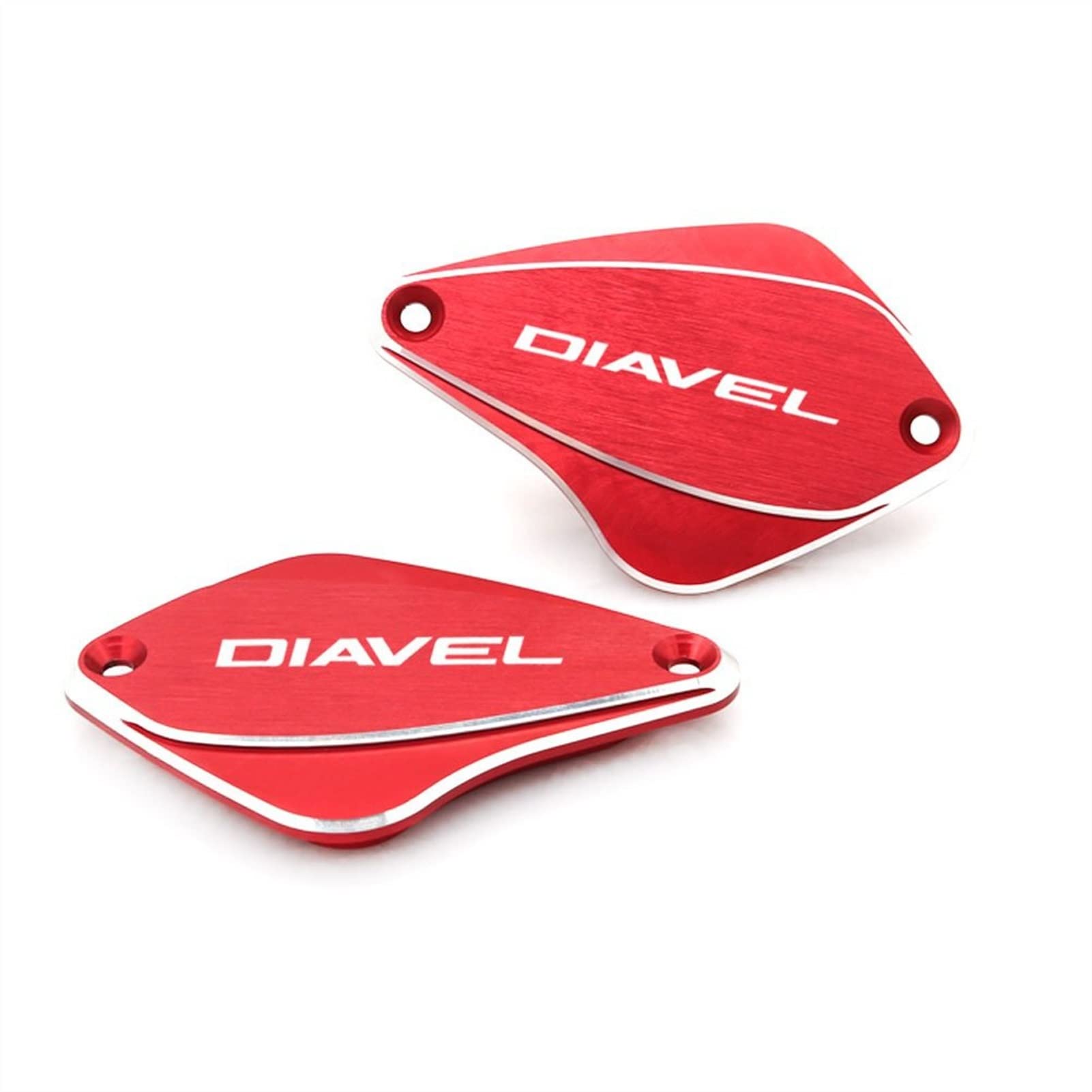 Deckel Für Bremsflüssigkeitsbehälter, Für Ducati DIAVEL 11-15 XDiavel S Diavel 1260 1200 Carbon Strada AMG Öldeckel Motorrad (Color : Red) von WJSM