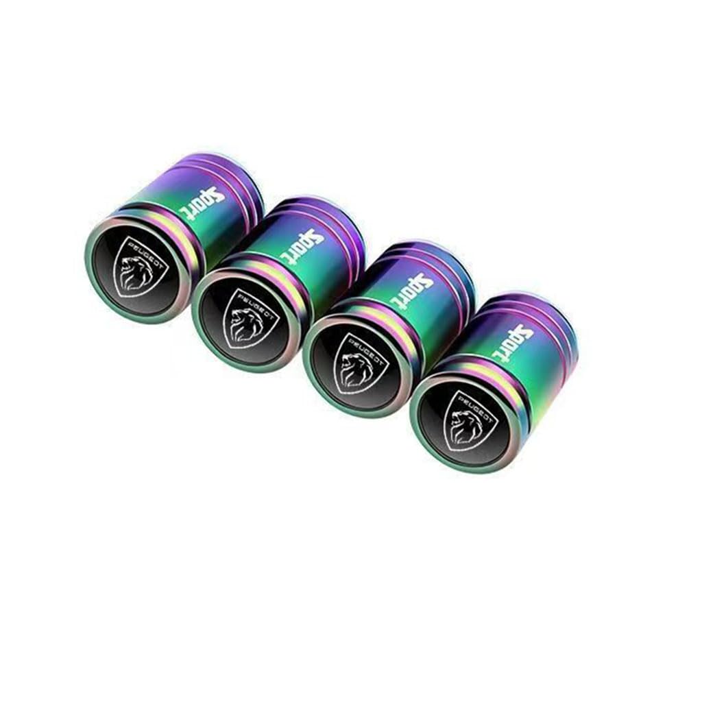 4 Stück Ventilkappen Auto für Peugeot 4007 4008 5008 9X8,korrosionsbeständig Ersatz Reifen Luftventilkappen Autoreifen Staubkappe auslaufsicher zubehör,Color 4 Stück Ventilkappen Auto für Peugeot 4007 4008 5008 9X8,korrosionsbeständig Ersatz Reifen Luftventilkappen Autoreifen Staubkappe auslaufsicher zubehör,Color von WJWZZGYL