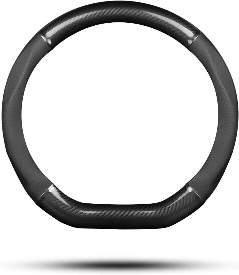 WJYZDHBC Auto Lenkradbezug für OPEL Insignia 2013-2017,Anti-Rutsch Atmungsaktiv Lenkradhülle Lenkrad Schutzhülle Auto Innenraum Zubehör,Black von WJYZDHBC