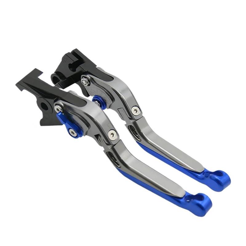 Bremshebel Kupplungshebel Ausziehbare Motorrad-CNC-Aluminium-Lenker-Handgriffe, Verstellbare, Klappbare Brems- Und Kupplungshebel Für Ya&maha MT-10 FZ-10 2016–2019 von WKDGFTBIM