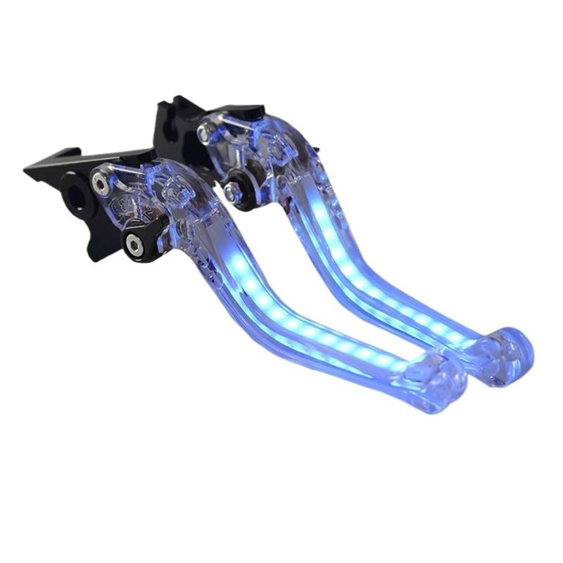 Bremshebel Kupplungshebel Brems Griff Für YZF-R7 2021 2022 2023 2024 Motorrad Licht-up Signal Schalten Licht Einstellbare Bremse Kupplung Griff Hebel von WKDGFTBIM
