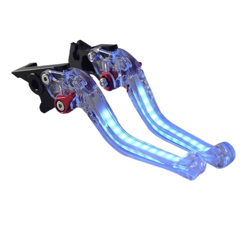 Bremshebel Kupplungshebel Brems Griff Für YZF-R7 2021 2022 2023 2024 Motorrad Licht-up Signal Schalten Licht Einstellbare Bremse Kupplung Griff Hebel von WKDGFTBIM