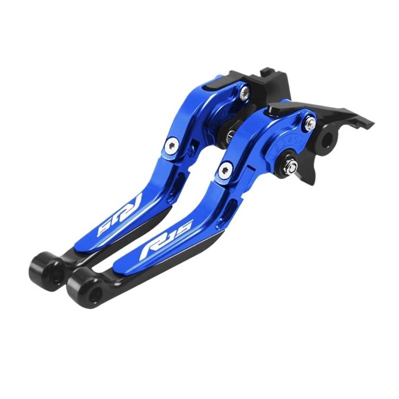 Bremshebel Kupplungshebel Für YZF-R3 YZF-R15 V3 YZF-R25 R3 R15 R25 2024 CNC-Griffhebel Ausziehbare Einstellbare Bremskupplungshebel Motorradzubehör von WKDGFTBIM