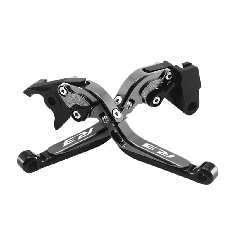 Bremshebel Kupplungshebel Für YZF-R3 YZF-R15 V3 YZF-R25 R3 R15 R25 2024 CNC-Griffhebel Ausziehbare Einstellbare Bremskupplungshebel Motorradzubehör von WKDGFTBIM