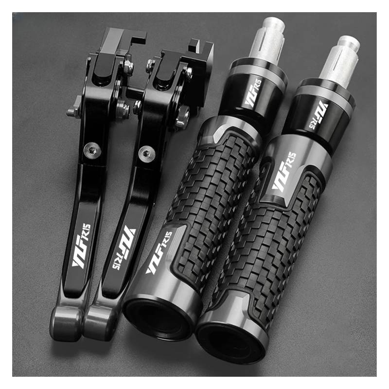 Bremshebel Kupplungshebel Für Ya&maha YZF R15M/R15 V4 2022 2023 Motorrad Zubehör Ausziehbare Einstellbare Bremse Kupplung Hebel Griff Lenker Griffe Enden von WKDGFTBIM