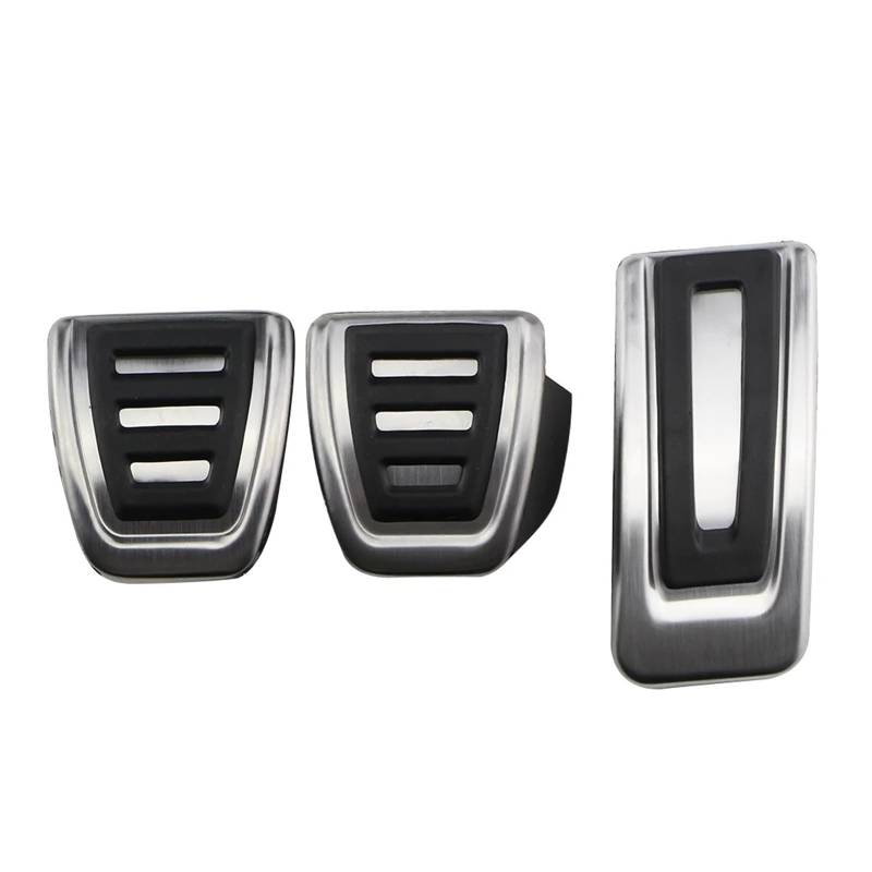 Bremspedal Für A1 Universal Auto Gaspedal Bremse Fußstütze Pedal Edelstahl Abdeckung Bremse Kupplung Pedal Kupplungspedal(3Pcs MT) von WLNWERDPKK