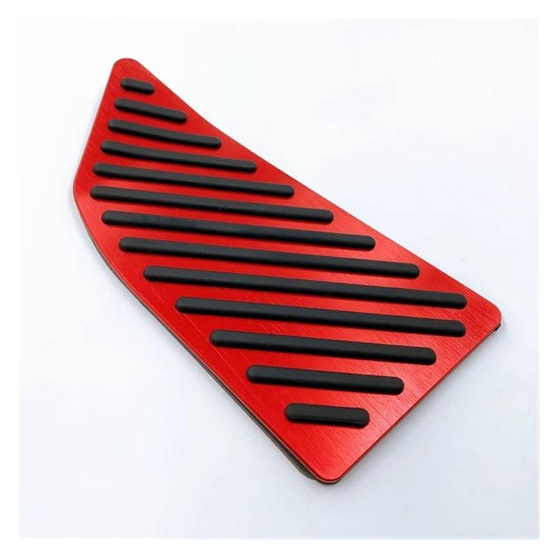 Bremspedal Für Corolla E210 Für Hybrid 2019 2020 2021 2022 2023 2024 Auto Kraftstoff Gaspedal Bremse Rest Fuß Pedale Abdeckung Kupplungspedal(Footrest 1pcs Red) von WLNWERDPKK
