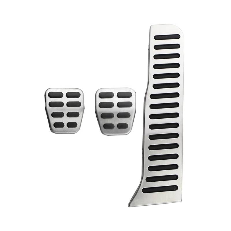 Bremspedal Für Golf 5 6 MK5 MK6 Für Jetta Für GTI Für Scirocco Für EOS Für Tiguan Auto LHD Pedale Fußstütze Pedalabdeckung Pad Kupplungspedal(MT Without Rest) von WLNWERDPKK