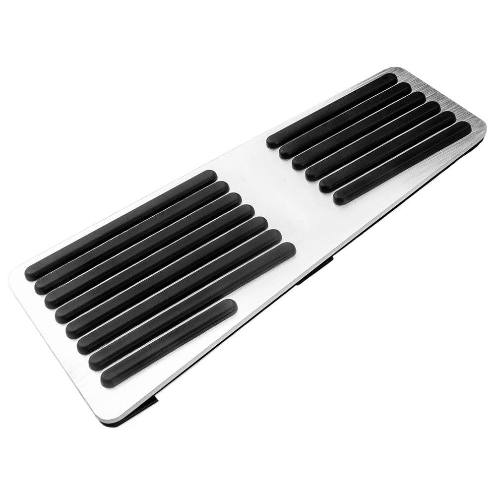 Bremspedal Für Mazda Für CX-3 CX7 Für CX-8 Für CX-9 Für Axela Für ATenza Auto Gaspedal Fußstütze Pedal Bremse Kupplung Pad Zubehör Kupplungspedal(LHD Foot Pedal Silver) von WLNWERDPKK