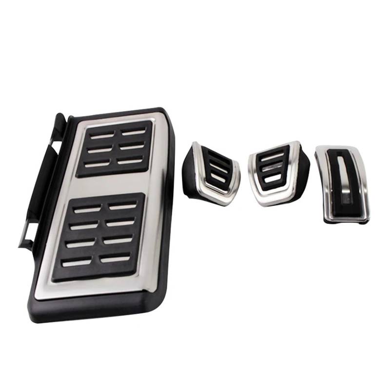 Bremspedal Für Octavia 3 Für A7 Auto Bremse Kupplung Pedal Zubehör Kraftstoff Fuß Gaspedal Bremspedal Abdeckung Kupplungspedal(Footrest MT 4pcs) von WLNWERDPKK