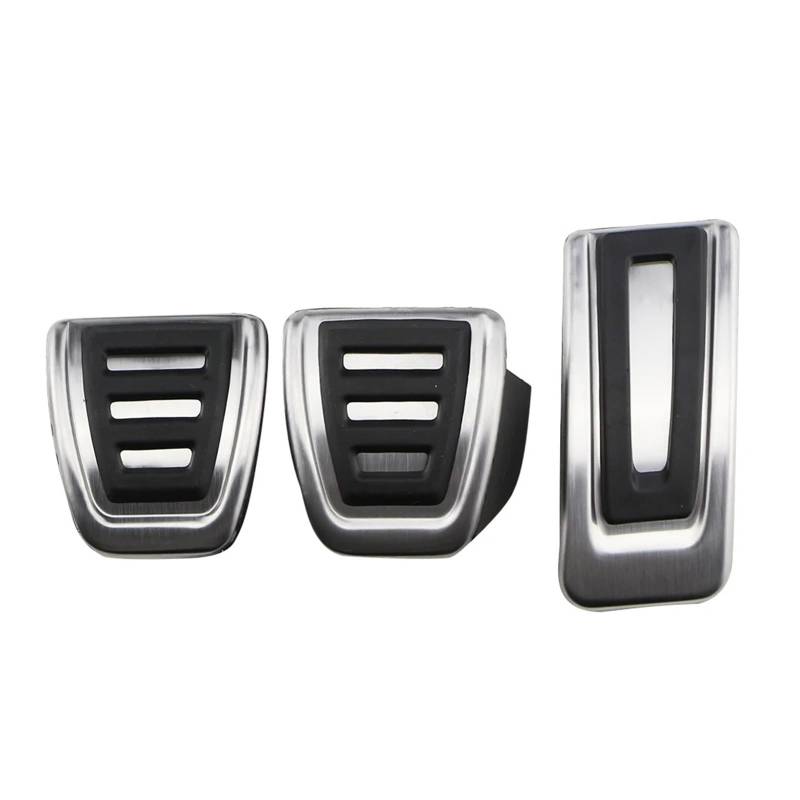Bremspedal Für Octavia 5E MK3 Für A7 Für RS 2013-2016 2017 2018 2019 2020 Auto Sport Kraftstoff Bremspedalabdeckung Restfood Pedale Kupplungspedal(3 Pcs MT Pedals) von WLNWERDPKK