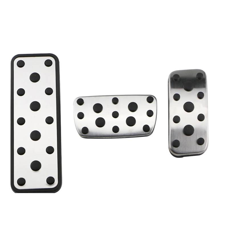 Bremspedal Für Subaru Für Forester 2006-2017 2018 Auto Gas Bremspedal Pad Abdeckung Restfoot Pedale Protector Edelstahl Abdeckungen Kupplungspedal(at with Rest) von WLNWERDPKK