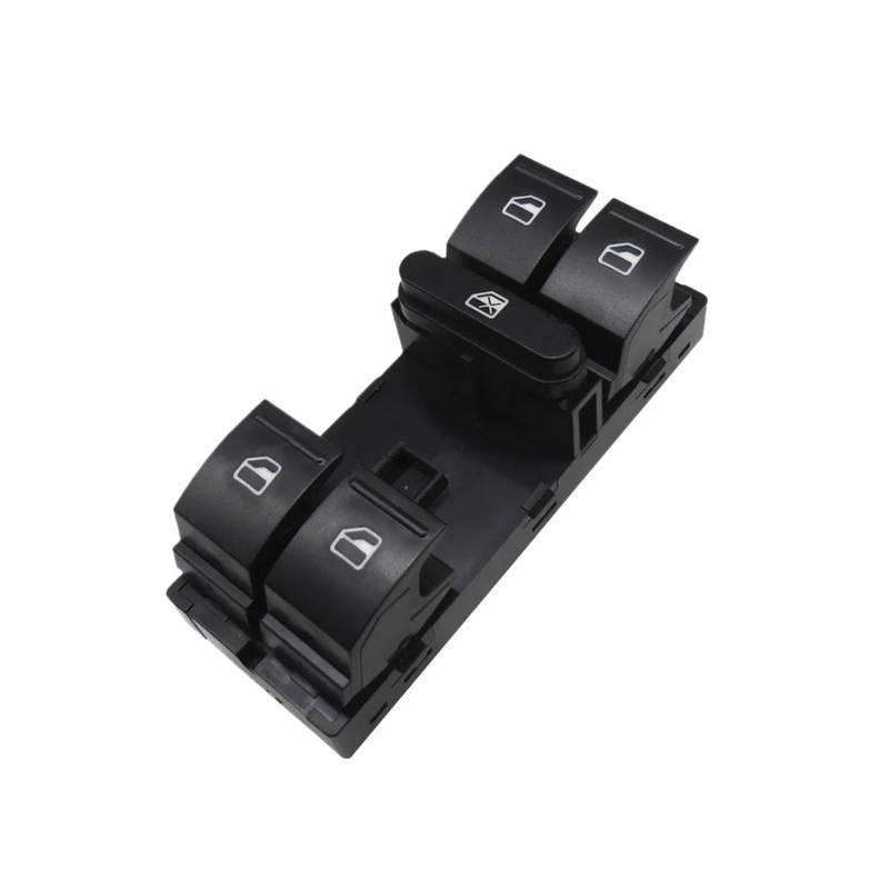 Elektrische Fenster Schalter Für Jetta Für Tiguan Für Golf Für GTI MK5 MK6 Für Passat B6 Für CC Auto Power Fenster Master Switch Control Button(NO Chrome) von WLNWERDPKK